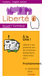 Mobile Screenshot of liberte0.org